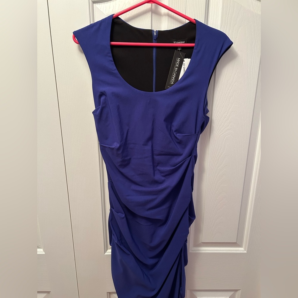 Le Chateau Cobalt Blue Midi Dress